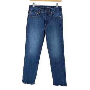 American Eagle Athletic Straight Airflex+ Jeans Mens 28x30‎ Medium Blue Wash